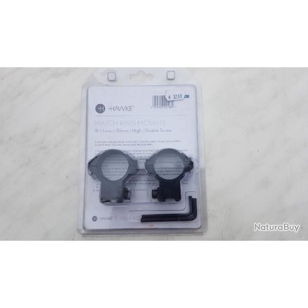 colliers HAWKE MATCH RING MOUNTS 30 mm rail 9-11mm