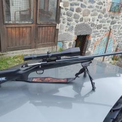 carabine Browning X Bolt canon lourd varmint SF fileté avec silencieux A Tec calibre 243 winchester