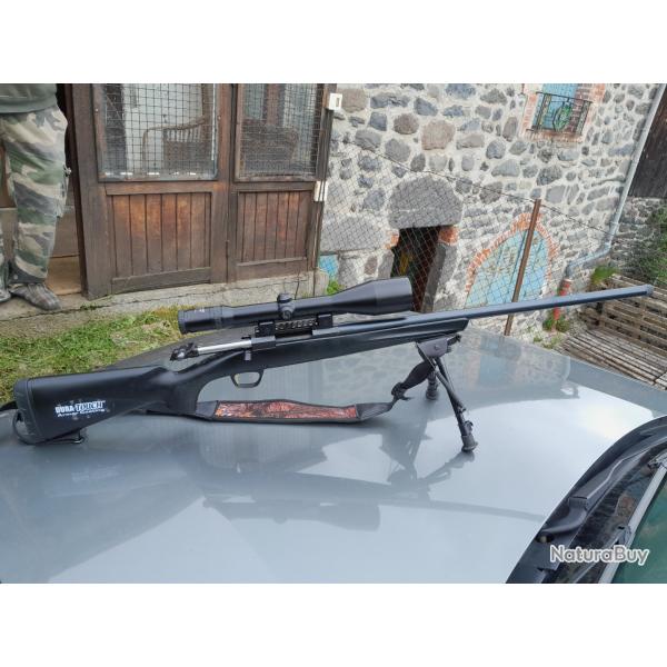 carabine Browning X Bolt canon lourd varmint SF filet avec silencieux A Tec calibre 243 winchester