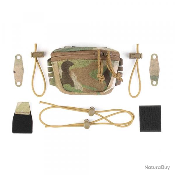 Pochette arrire batterie casque UA92 PEW TACTICAL - Multicam