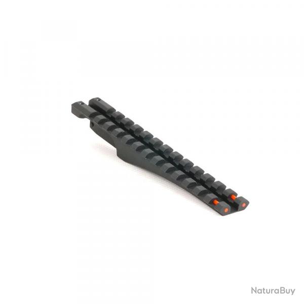 GERMAN TACTICAL SYSTEMS AK EXTENDED PICATINNY SIGHT MOUNT WITH FIBER