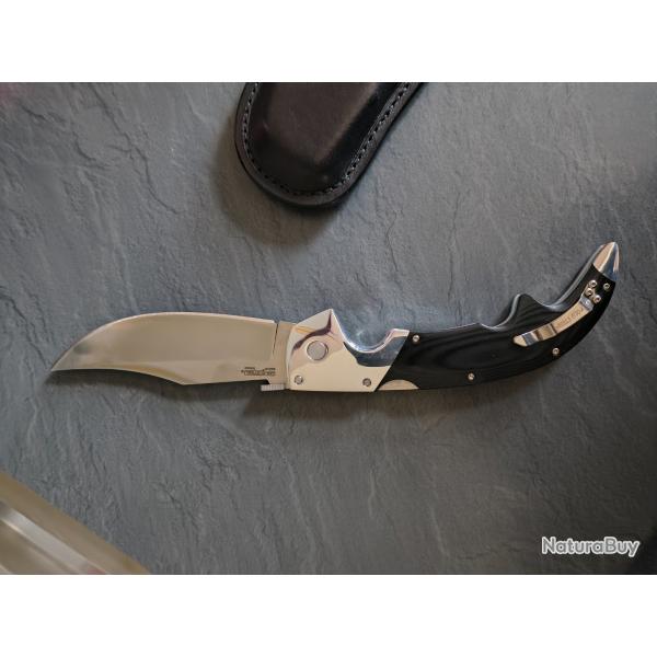 Couteau espada large + plus son tui sur mesure