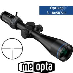 MEOPTA - LUNETTE MEOPRO OPTIKA6 3-18X50 RD SFP 4C ILLUMINE'