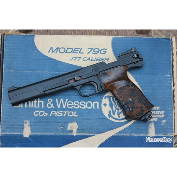 Excellent pistolet Smith & Wesson 79G dans sa boite - 1 Euro sans rserve!!