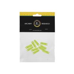 Encoches vertes pour flèches EK Archery en fibre x10