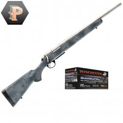 Pack Carabine à verrou Bergara Extreme hunter cal.308win canon 46cm fileté + mun + cible