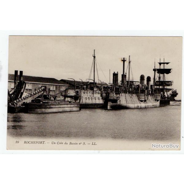 CPA - Marine Militaire - " ROCHEFORT "Un Coin du Bassin N3   N1199