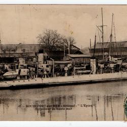 CPA - Marine Militaire - " ROCHEFORT - sur -MER -Arsenal-"L'Épieu Torpilleur de haute mer N°1200