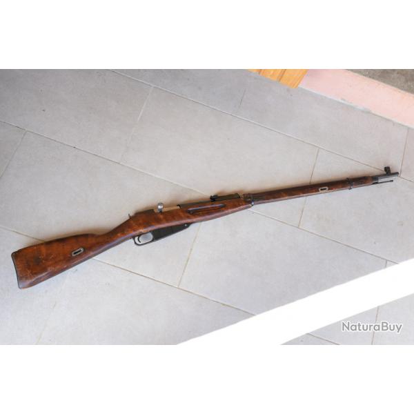 Mosin Nagant 91/30 de 1943+ 165 munitions Sellier & Bellot 7,62x54r