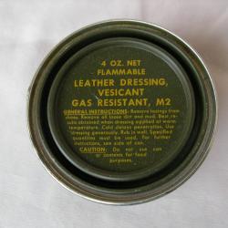 WW2/POSTWAR BOITE A GRAISSE POUR PROTECTION CHAUSSURES MILITAIRES AMÉRICAINES NEUVE DE STOCK 2 be