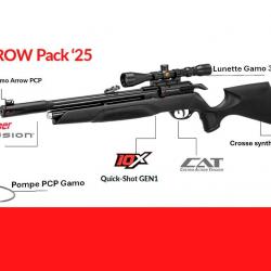 Vente Flash ! Carabine à plomb PCP Gamo Arrow - Cal. 5.5 mm - 19.9J + Lunette 3-9x40 wr + Pompe PCP