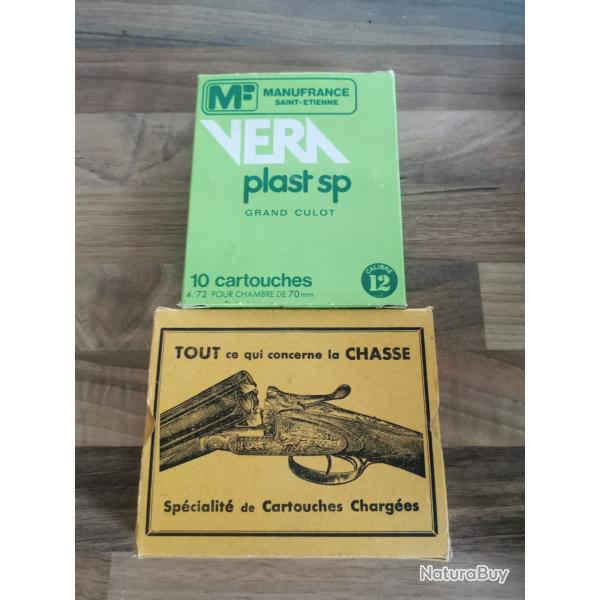 Cartouches de chasse calibre 12