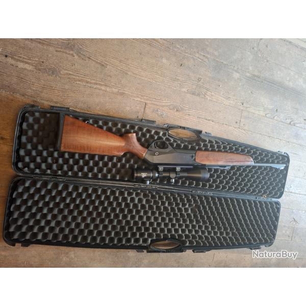 Vend carabine Merkel SR1 BASIK cal 7/64  avec lunette 2.5-10X56E avec point lumineux rglable.