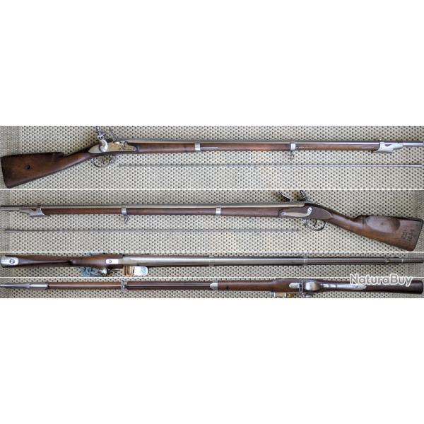 Fusil Silex Lisse 1822 (Mre Rle Maubeuge - 1827)