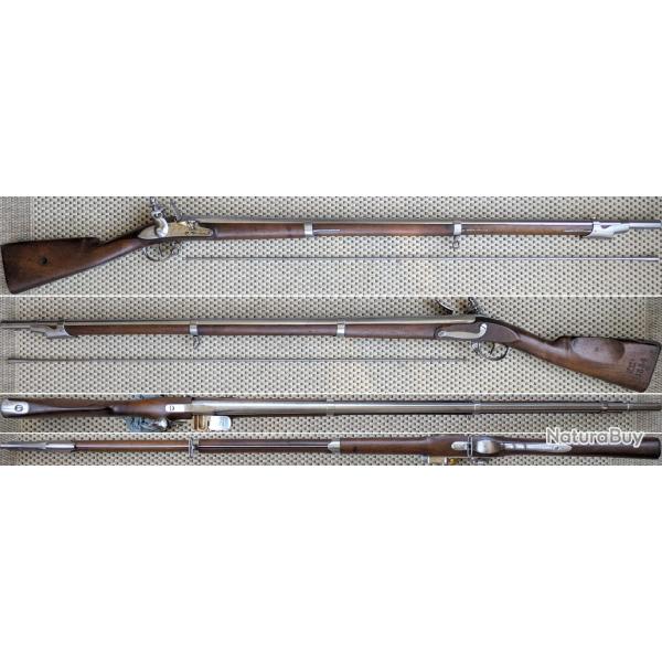 Fusil Silex Lisse France 1822 (Mre Rle Maubeuge - 1827)