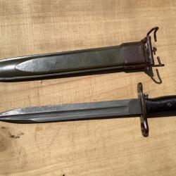 Baionnette US Garand M1 WW2 Coree