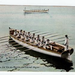 CPA - MARINE MILITAIRE -La vie de Marin un Canot-Major N°1208