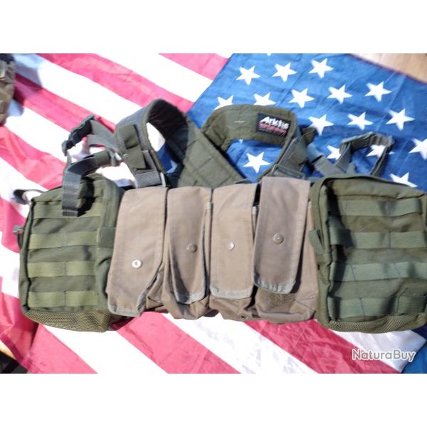 Chest rig Cross rig ams v72 Arktis plus poche molle