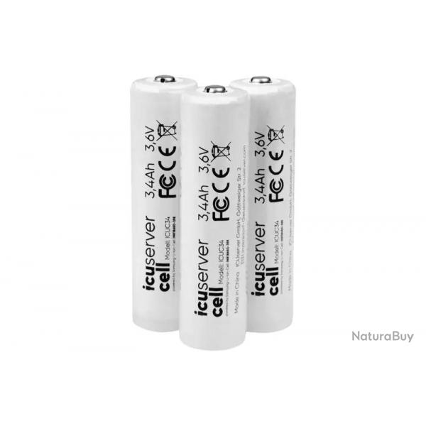 Batteries Icucell 18650 3400mAh Icuserver