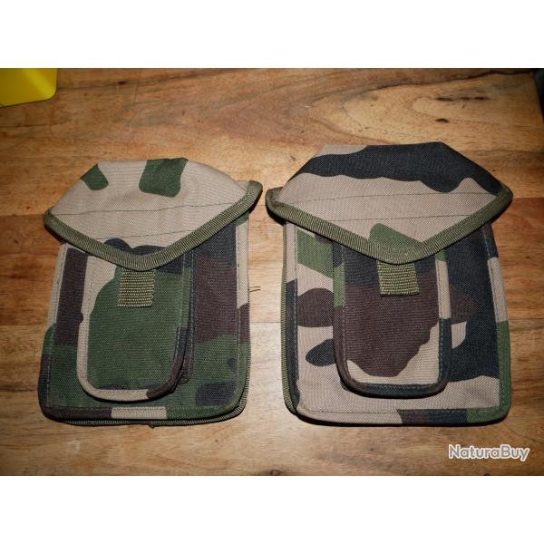 Paire de portes chargeurs de FAMAS camoufl systme de suspension Alice