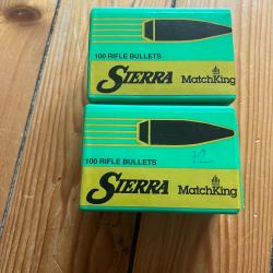 Lot SIERRA MAtch 1930 HPBT 168gr 7mm