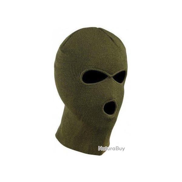 Cagoule trois trous kaki PERCUSSION