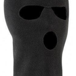 Cagoule polaire trois trous noir PERCUSSION