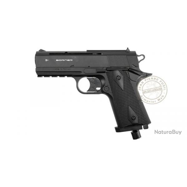 Pistolet  plomb CO2 4.5 mm BB - BORNER WC 401 (3 Joules max)