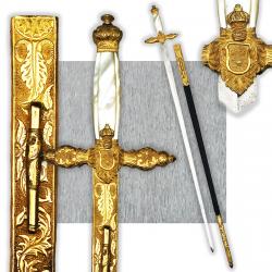 RARISSIME & GLAIVE / ÉPÉE DE LUXE DE GÉNÉRAL OU HAUT DIGNITAIRE FRANCAIS RESTAURATION XIX ORIGINAL
