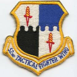 PATCH  du : 52th TACTICAL  FIGHTER WING (1990)