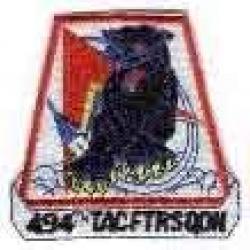 PATCH  du :   494th TACTICAL FIGHTER SQUADRON ( 1958-1991 ) (48 TFW)