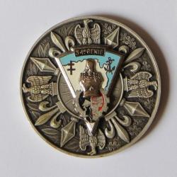 34 e Régiment du Génie ( plaque ronde )