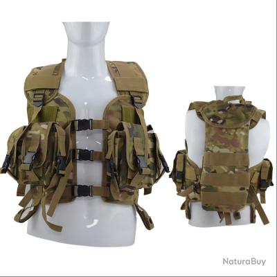 Gilet Porteur Tactique USGI - Camouflage Boislands, Occasion En Très Bon état, équipement Militaire