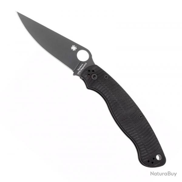 Couteau Military 2 Salt G10 noir [Spyderco]
