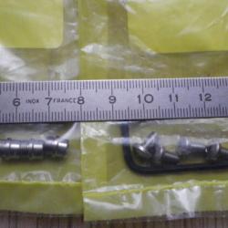 Vis et bushings pour plaquettes de crosse - COLT 1911 et ses clones (acier inox)