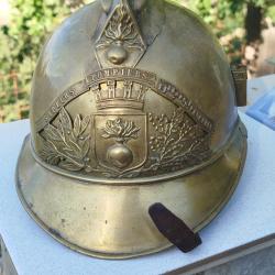 Casque de pompier ancien