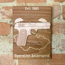Plaque décorative intéractive: Colt 1903 "Anthropoid"