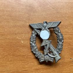 Insigne Allemand opérateur radio Transmission reproduction ww2