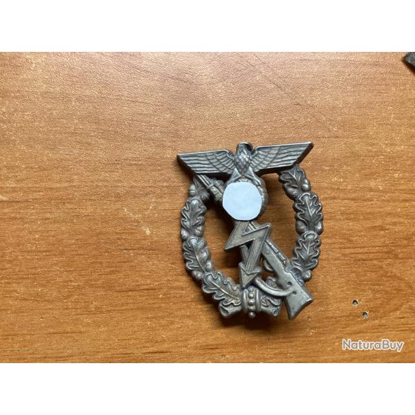 Insigne Allemand oprateur radio Transmission reproduction ww2