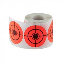 Rouleau de 250 cibles stickers 5 cm de diamètre