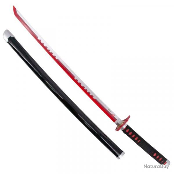 KATANA DECO LAME BAMBOU ET LED MOTIF DEMON SLAYER