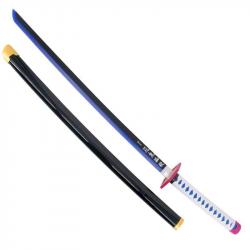KATANA DECO LAME BAMBOU ET LED MOTIF DEMON SLAYER