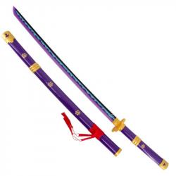 KATANA DECO LAME BAMBOU ET LED MOTIF ONE PIECE