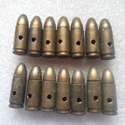 Cartouche 9mm française Gévelot neutralisée, datée 3ème trimestre 1949 (M. 54CAN)
