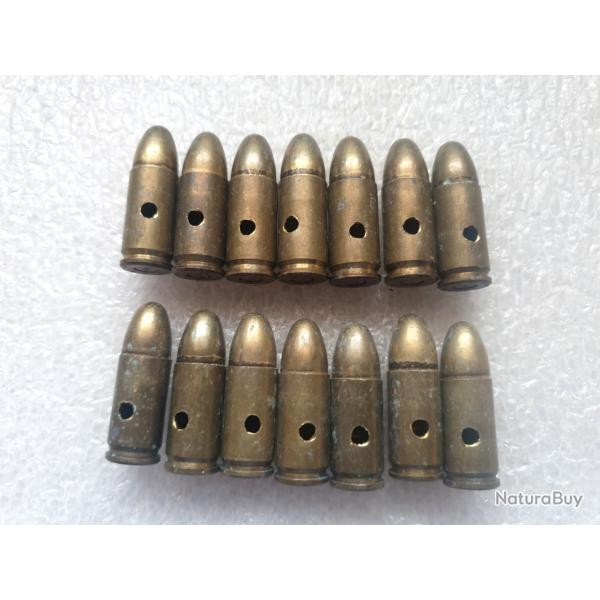 Cartouche 9mm franaise Gvelot neutralise, date 3me trimestre 1949 (M. 54CAN)
