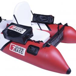 Float Tube Seven Bass Brigad 170cm 120cm Rouge / Blanc 11,2kg 180kg