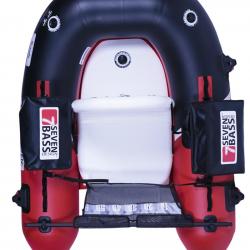 Float Tube Seven Bass Armada Rouge / Noir 185cm 130cm 12,4kg 200kg