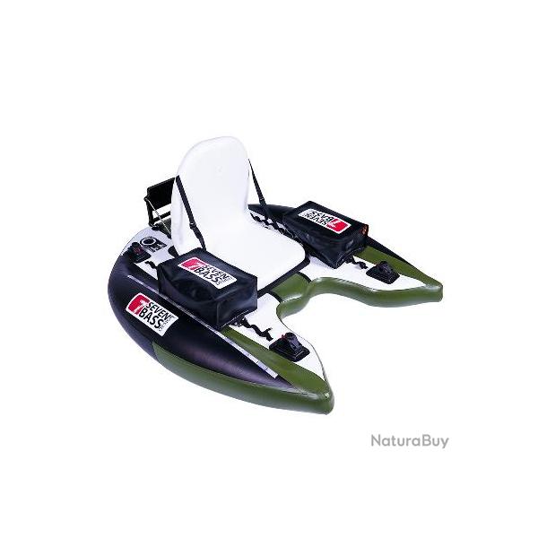 Float Tube Seven Bass Flatform Junior 170cm 180kg Vert / Blanc 155cm 12,2kg