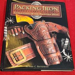 Livre rare packing iron gunleather of thé old west