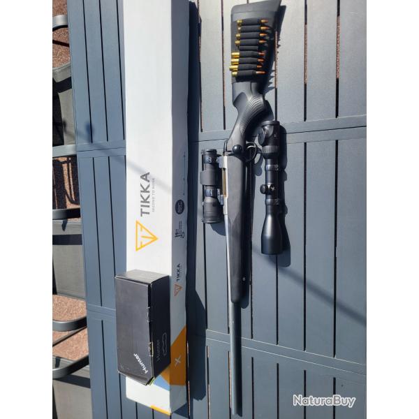 Tikka t3x 7 rem lite inox gaucher